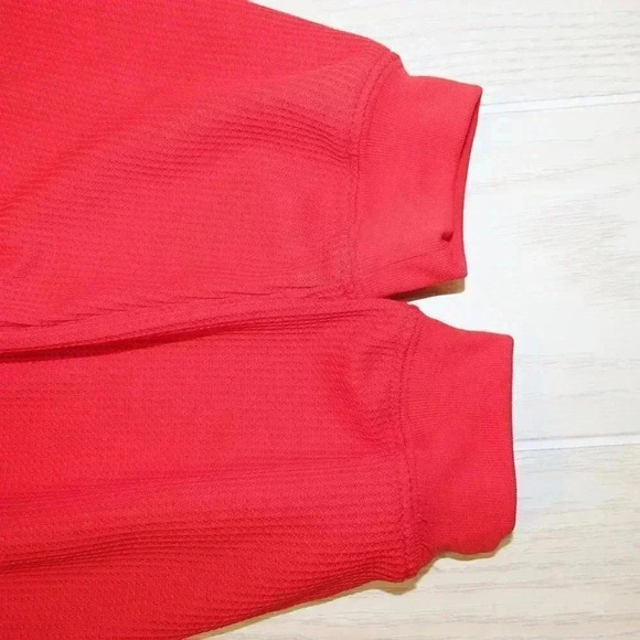 Reebok Face Off Collection New Jersy Devils Long Sleeve Waffle Knit Shirt Size L - Picture 5 of 9